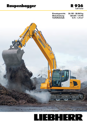 Koparki gąsienicowe Liebherr R 926
