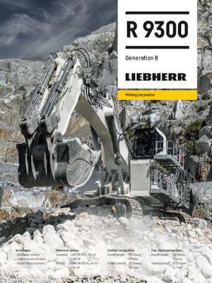 Koparki gąsienicowe Liebherr R 9300 G8