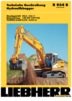Koparki gąsienicowe Liebherr R 934 B Litronic HDS