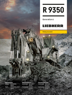 Koparki gąsienicowe Liebherr R 9350 G6