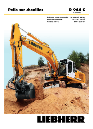 Koparki gąsienicowe Liebherr R 944 C Litronic