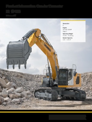 Koparki gąsienicowe Liebherr R 945 Litronic 