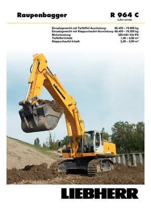 Koparki gąsienicowe Liebherr R 964 C Litronic