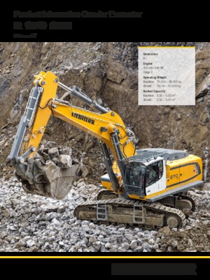 Koparki gąsienicowe Liebherr R 970 SME Litronic 