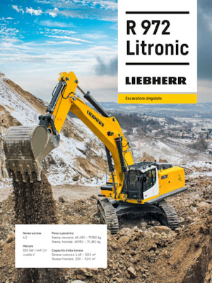 Koparki gąsienicowe Liebherr R 972 Litronic 