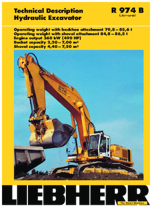 Koparki gąsienicowe Liebherr R 974 B Litronic HD