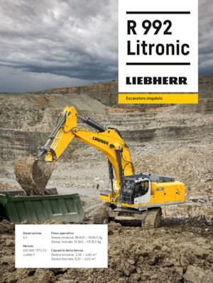 Koparki gąsienicowe Liebherr R 992 Litronic 