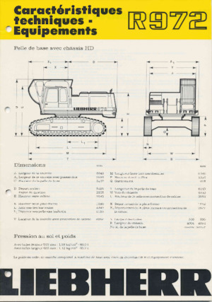 Koparki gąsienicowe Liebherr R 972 