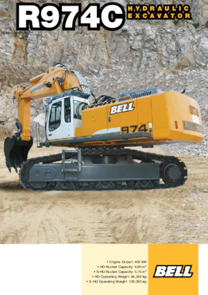 Koparki gąsienicowe Bell R974C
