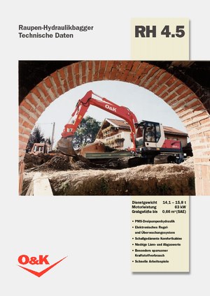 Koparki gąsienicowe O&K RH 4.5