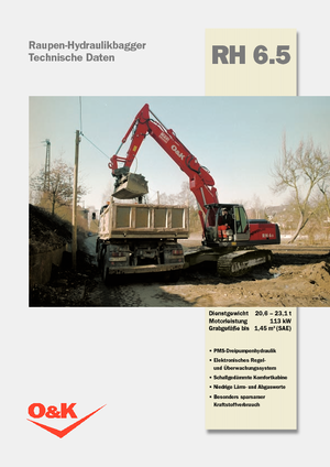 Koparki gąsienicowe O&K RH 6.5