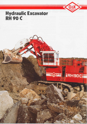 Koparki gąsienicowe O&K RH 90 C