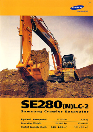 Koparki gąsienicowe Samsung SE 280 NLC-2