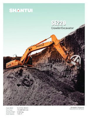 Koparki gąsienicowe Shantui SE220 