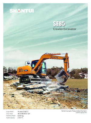 Koparki gąsienicowe Shantui SE85 