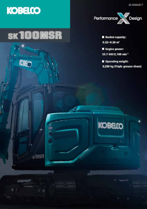 Koparki gąsienicowe Kobelco SK 100 MSR 7