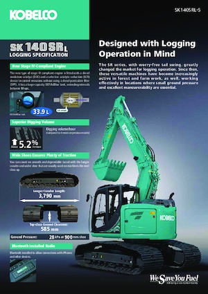Koparki gąsienicowe Kobelco SK 140 SRL 5