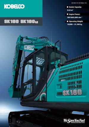 Koparki gąsienicowe Kobelco SK 180 10