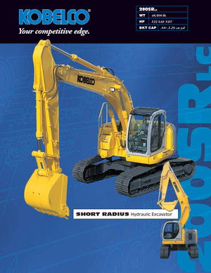 Koparki gąsienicowe Kobelco SK 200 SR