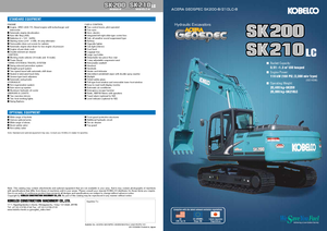 Koparki gąsienicowe Kobelco SK 210 LC
