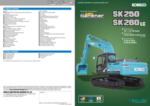 Koparki gąsienicowe Kobelco SK 260-8 LC