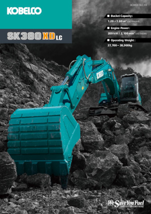 Koparki gąsienicowe Kobelco SK 380 XDLC