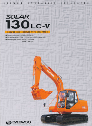 Koparki gąsienicowe Doosan SOLAR 130 LC-V