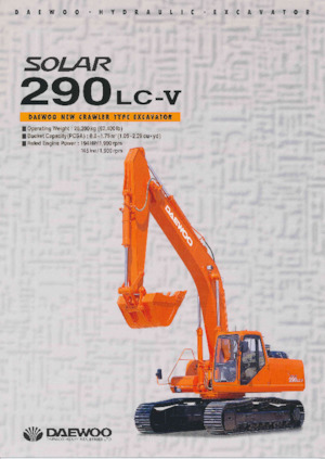 Koparki gąsienicowe Daewoo SOLAR 290LC-V
