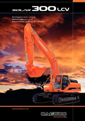 Koparki gąsienicowe Doosan Solar 300 LC-V SLR