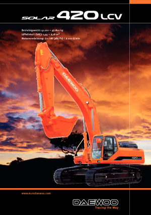 Koparki gąsienicowe Doosan Solar 420 LC-V