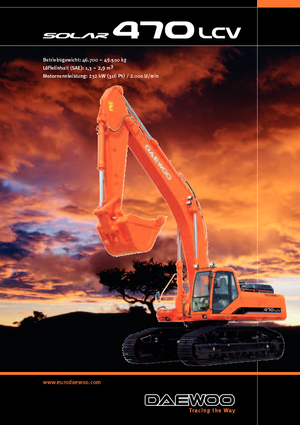 Koparki gąsienicowe Doosan Solar 470 LC-V