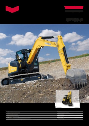 Koparki gąsienicowe Yanmar SV 100-2 CR