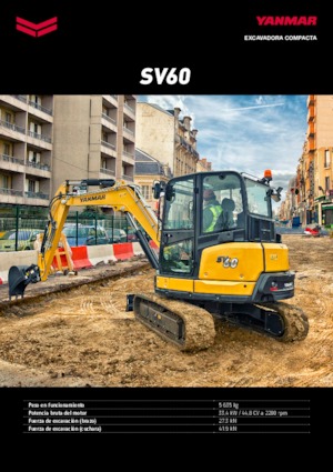 Minikoparki Yanmar SV 60