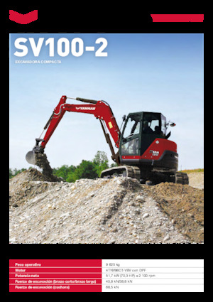 Koparki gąsienicowe Yanmar SV100-2 