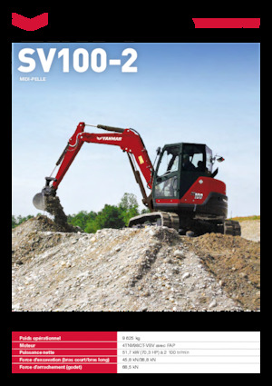 Koparki gąsienicowe Yanmar SV100-2 