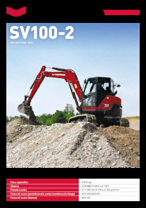 Koparki gąsienicowe Yanmar SV100-2 