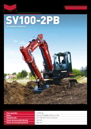 Koparki gąsienicowe Yanmar SV100-7-2PB 