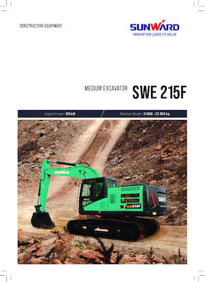 Koparki gąsienicowe Sunward SWE215F-5A