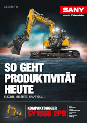 Koparki gąsienicowe Sany SY155U 2PB