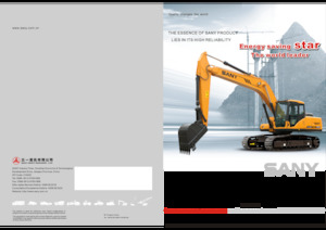 Koparki gąsienicowe Sany SY215C8M