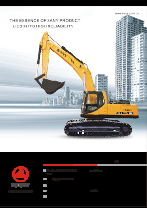 Koparki gąsienicowe Sany SY330C