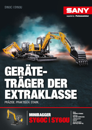 Koparki gąsienicowe Sany SY60U 