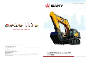 Koparki gąsienicowe Sany SY700H