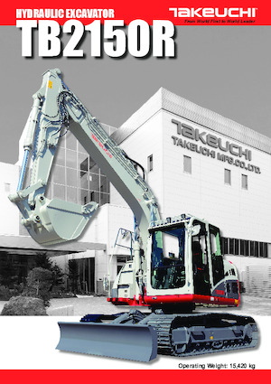 Koparki gąsienicowe Takeuchi TB 2150 R