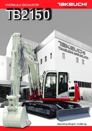 Koparki gąsienicowe Takeuchi TB 2150 C