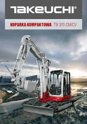 Koparki gąsienicowe Takeuchi TB 370 CM