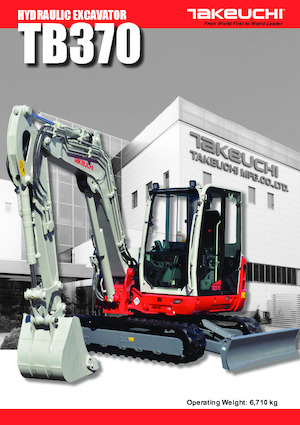 Koparki gąsienicowe Takeuchi TB 370