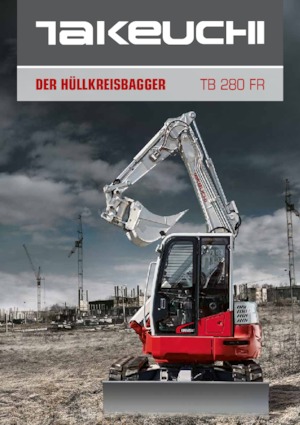Koparki gąsienicowe Takeuchi TB 280 FR