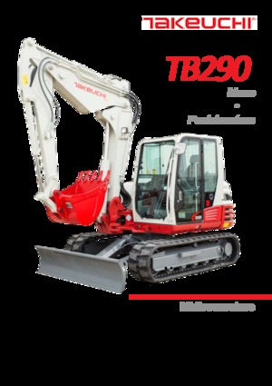 Koparki gąsienicowe Takeuchi TB290