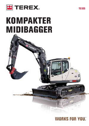 Koparki gąsienicowe Terex TC 125